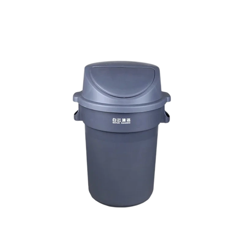 Kitchen Knock 120L Round Eco Bin – Tall Lid, Grey commercial kitchen equipment