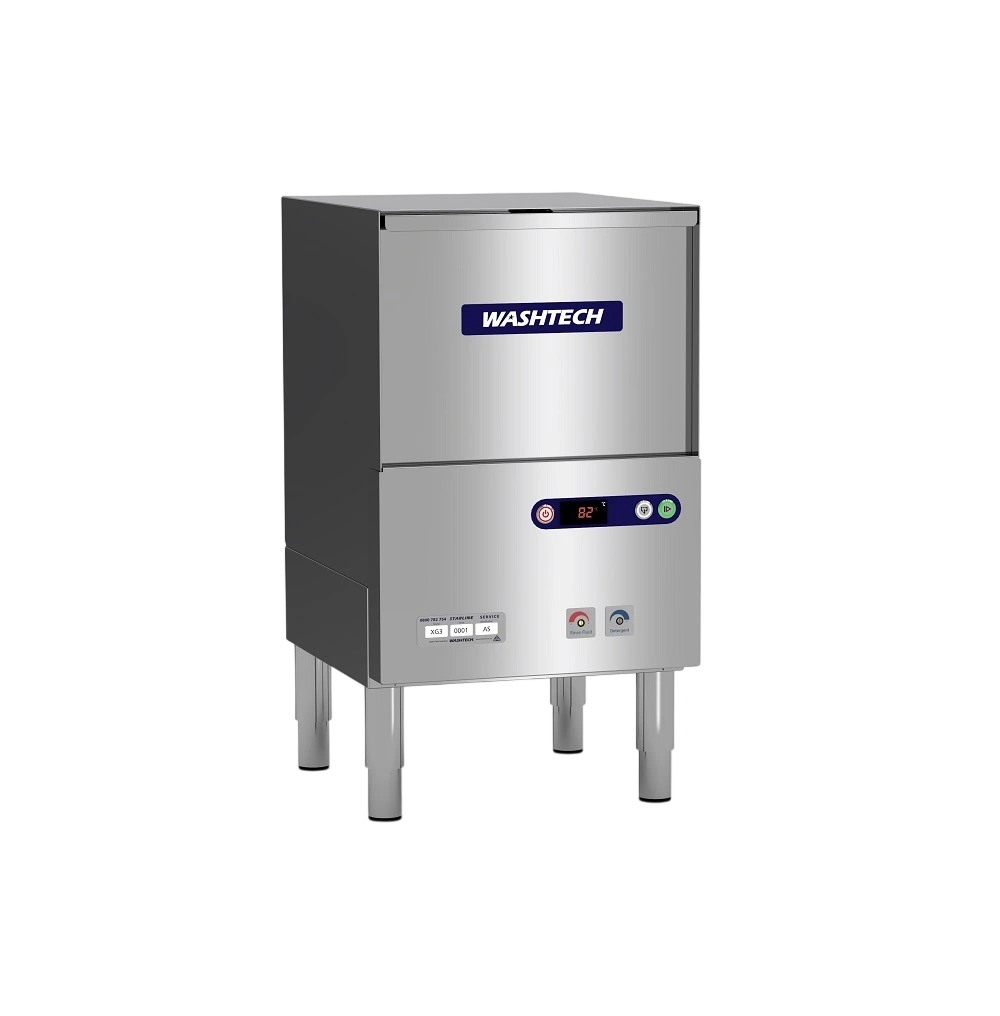 Washtech XG Undercounter Glasswasher – 445 mm Wide, 1.5 L/cycle