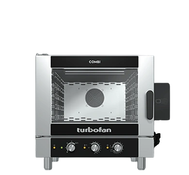 Turbofan EC40M5 Electric Combi Oven – 5 GN Tray Manual Control | Ideal for Professional Kitchens commercial kitchen equipment