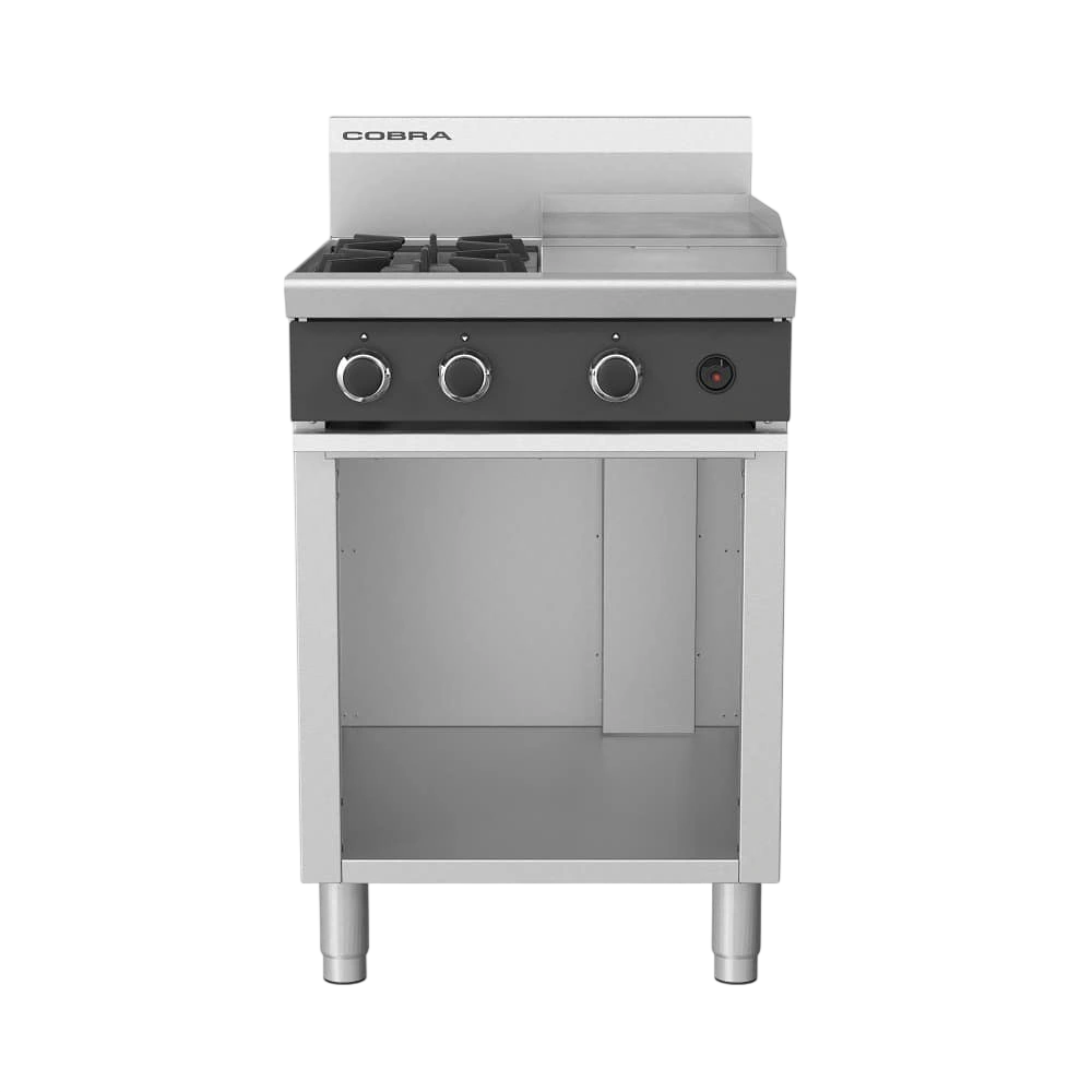 Cobra C6C 2 Open Burners + 300mm Griddle – Modular Base commercial kitchen equipment
