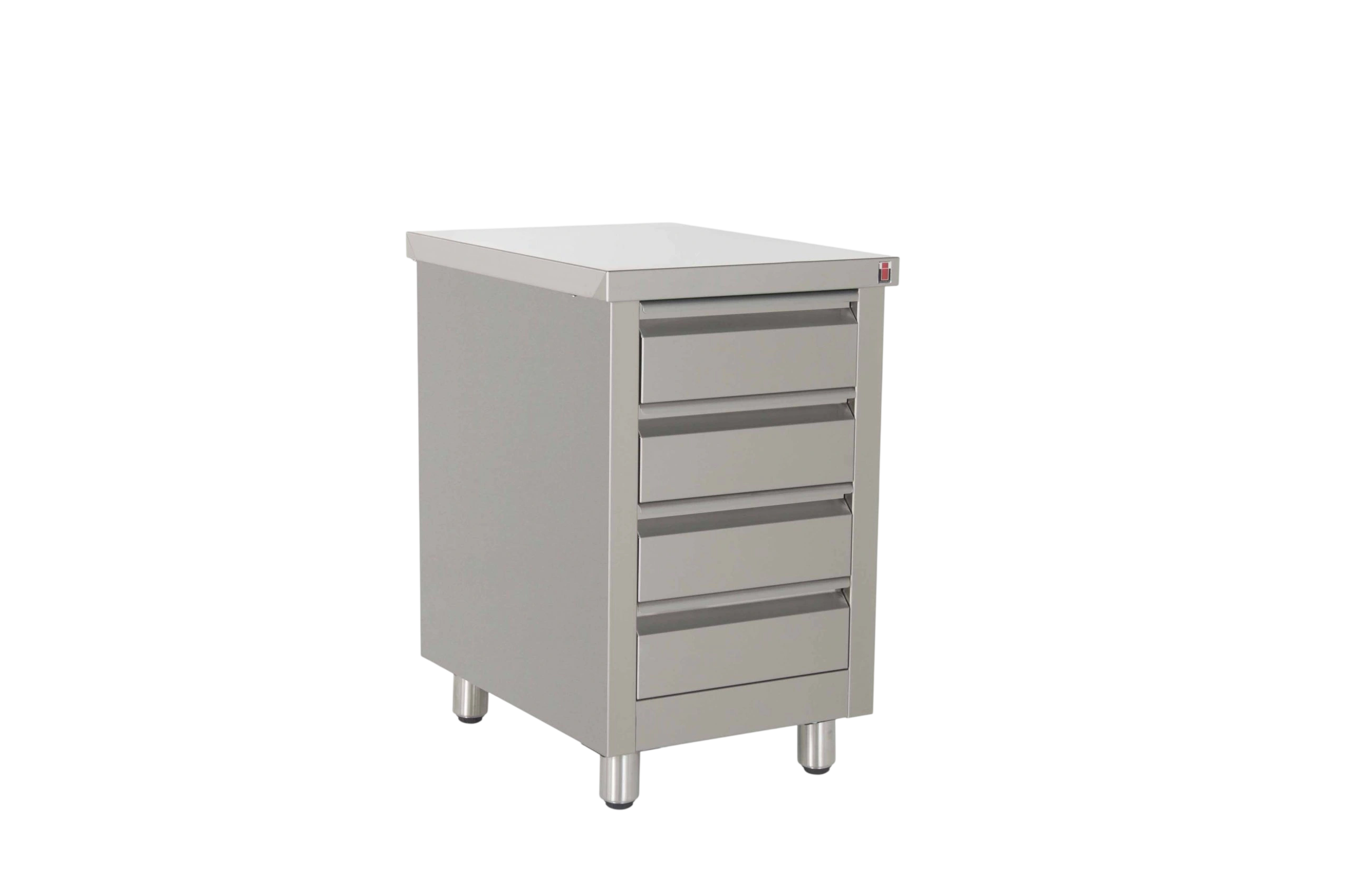 Inomak DCI0004 Stainless Steel Drawer Cabinet – 4 Drawers, 520×700×870mm commercial kitchen equipment