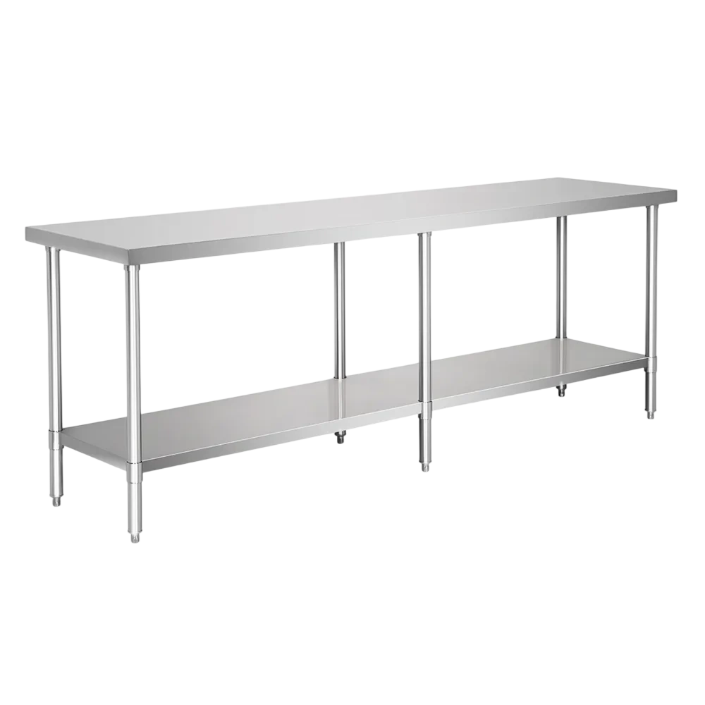 Modular Systems WB6-2400/A 2400mm Stainless Steel Workbench - Commercial Kitchen