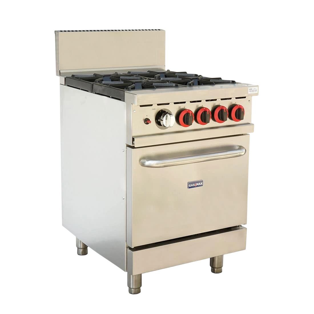 Gasmax GBS4T four-burner natural gas range with oven
