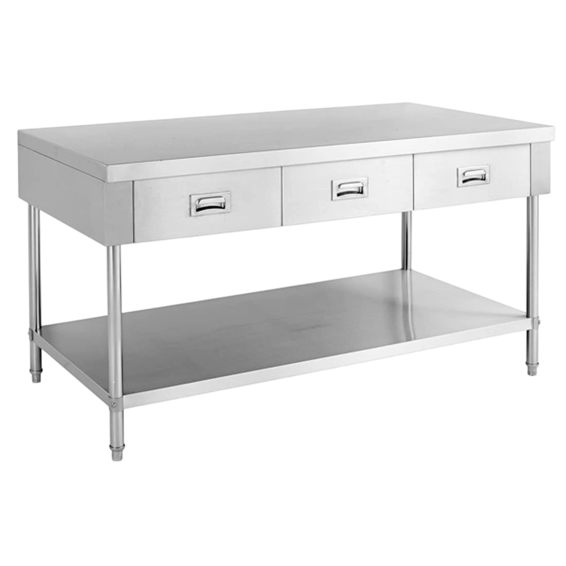 Modular Systems SWBD-6-1500 stainless 3-drawer workbench