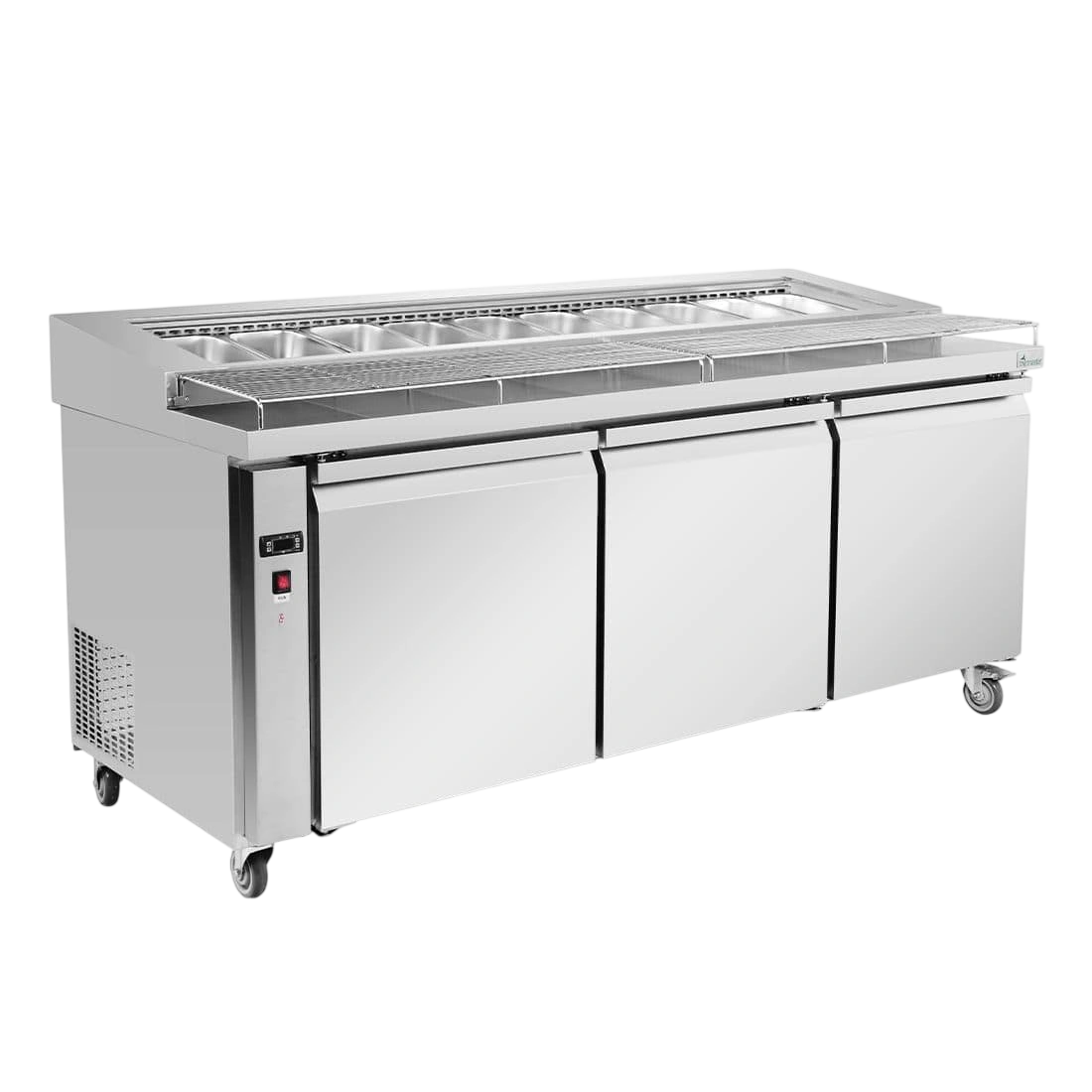 Thermaster PWB180 Three-Door Deluxe Pizza Prep Bench – 1800 mm | KW Commercial Kitchen commercial kitchen equipment
