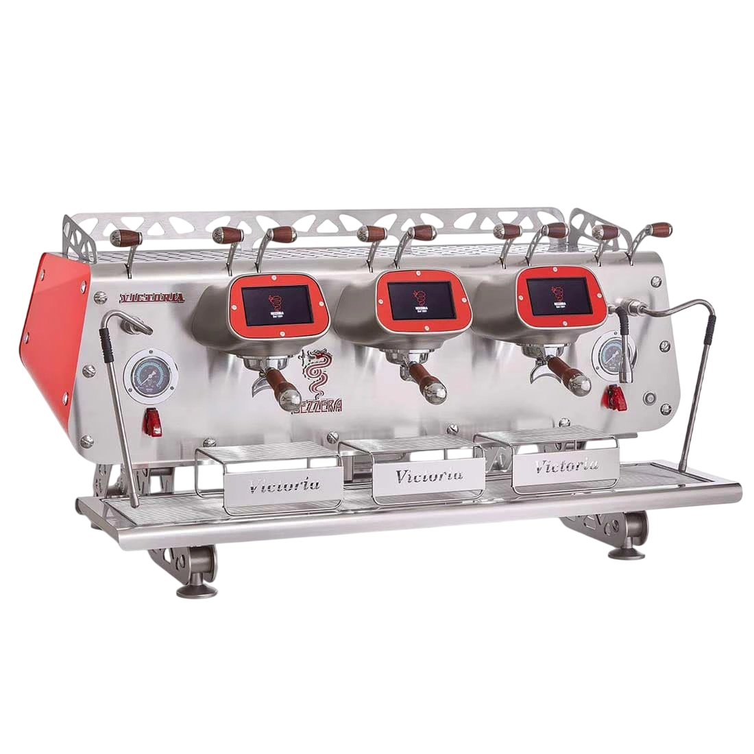 Bezzera BZVICTORIA3R 3-Group Espresso Machine – Red, Multi-Boiler, 415V commercial kitchen equipment