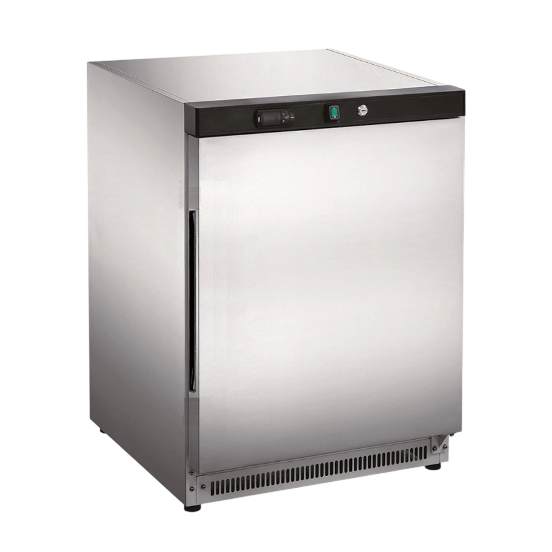 FED-X XF200SS 120L Stainless Steel Bar Freezer | Solid Door Australia commercial kitchen equipment