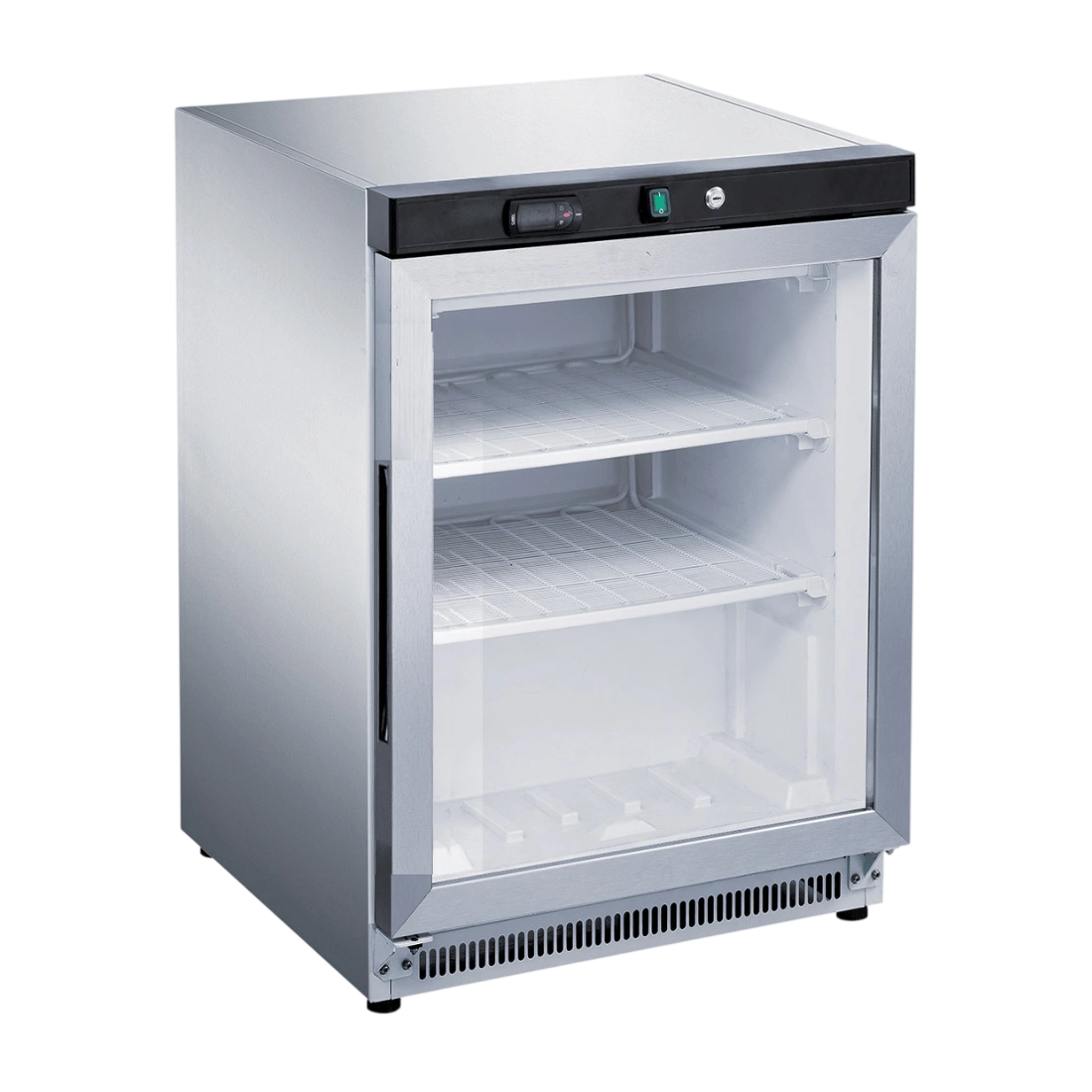 FED-X XF200SG 120L Single Glass Door Bar Freezer – Stainless, Digital, Eco-Friendly commercial kitchen equipment