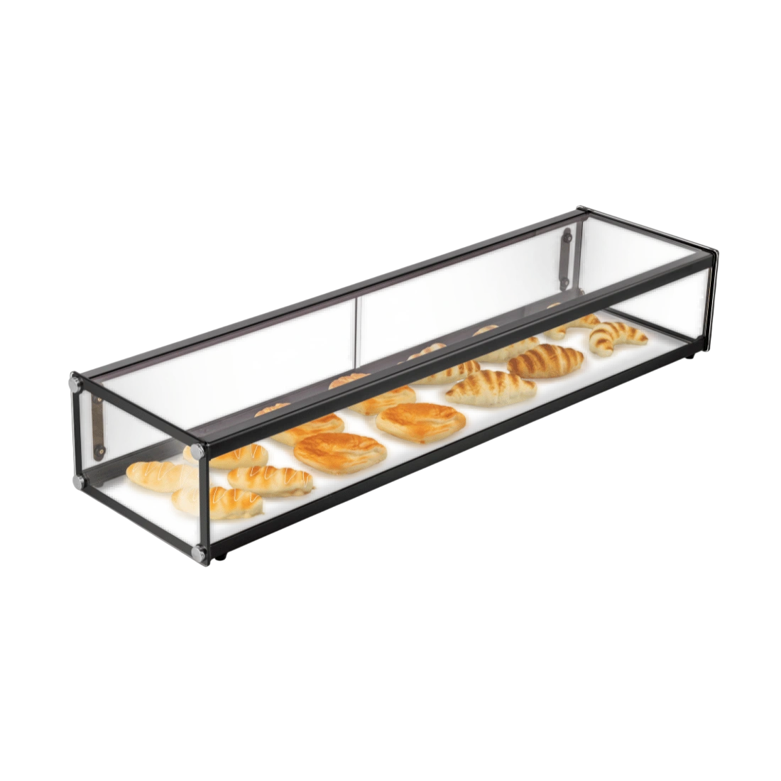 Bonvue AD1-1200 Pre-Assembled Single Layer Ambient Display Showcase – 68L, 1200mm commercial kitchen equipment