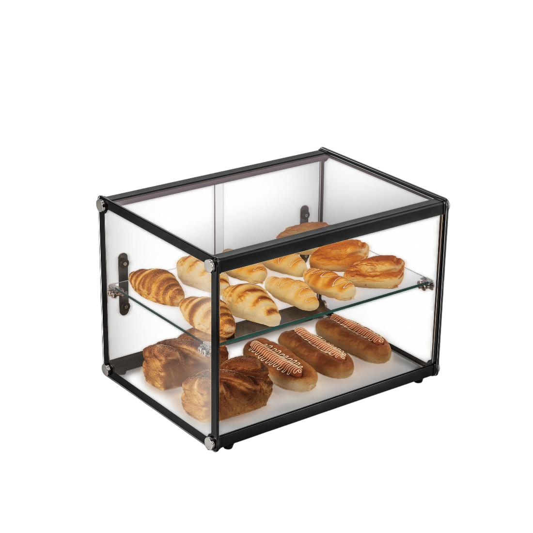 Bonvue AD2-550 Two Layer Pre-assembled Ambient Showcase – Elegant Display commercial kitchen equipment