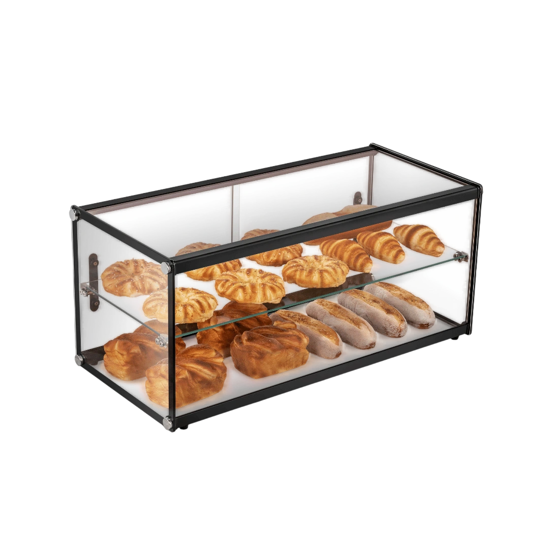 Bonvue AD2-830 Two-Tier Ambient Display Showcase – 90L Pre-Assembled commercial kitchen equipment