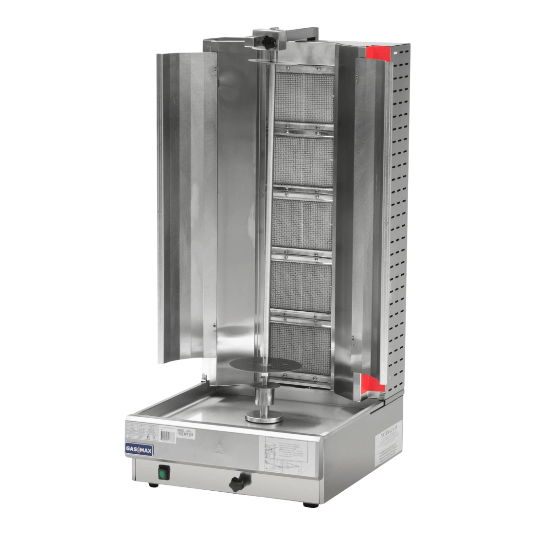 GasMax KB-5 Semi-Automatic 5 Burner Kebab Machine – NG, 56kg, Stainless Steel commercial kitchen equipment