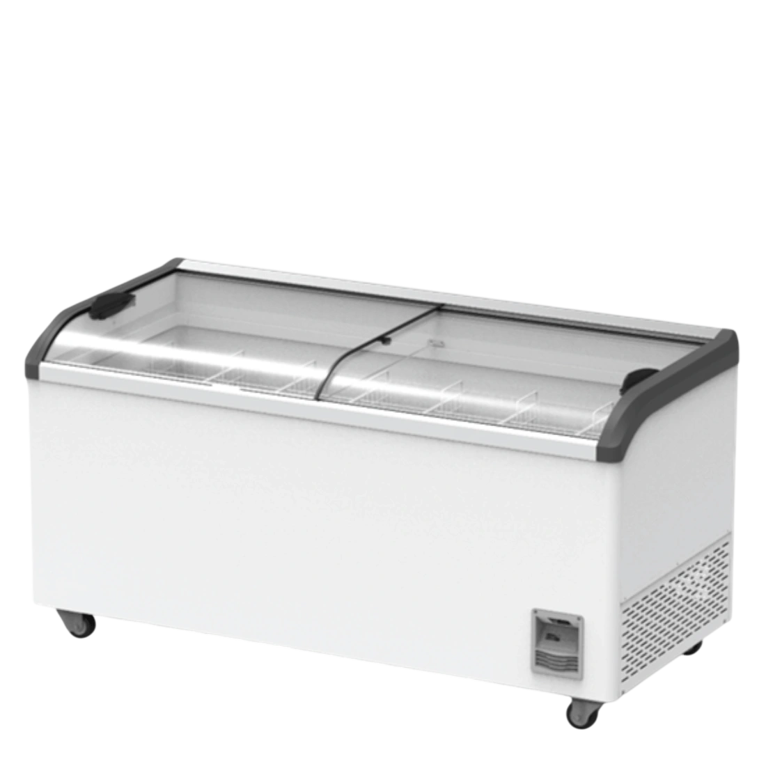 Thermaster Heavy Duty Supermarket Glass Sliding Lid Freezer 576L - SD-576K commercial kitchen equipment