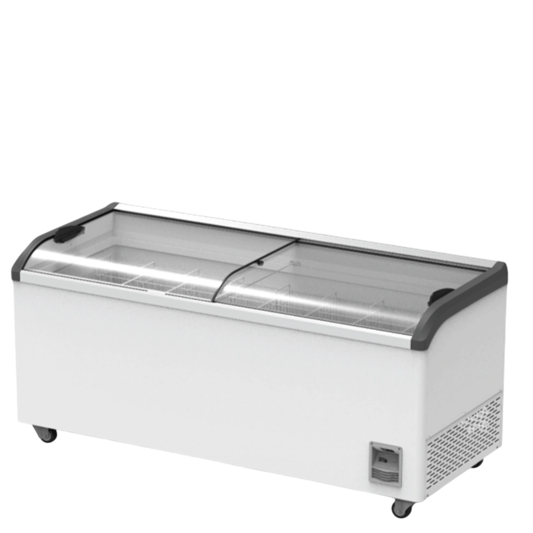Thermaster SD-666K Duty Supermarket Glass Sliding Lid Freezers 446L
