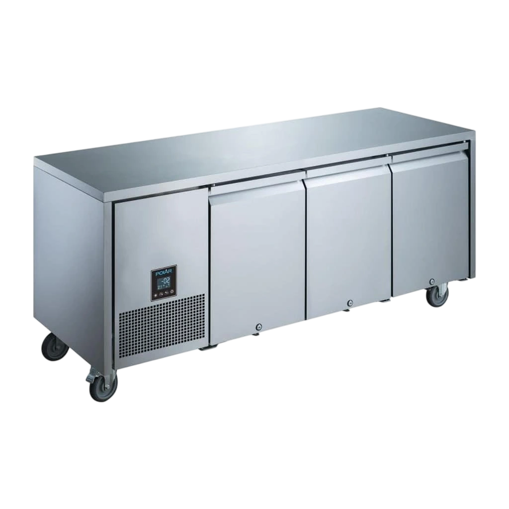 Polar UA007-A U Series 3 Door Counter Refrigerator - 307Ltr