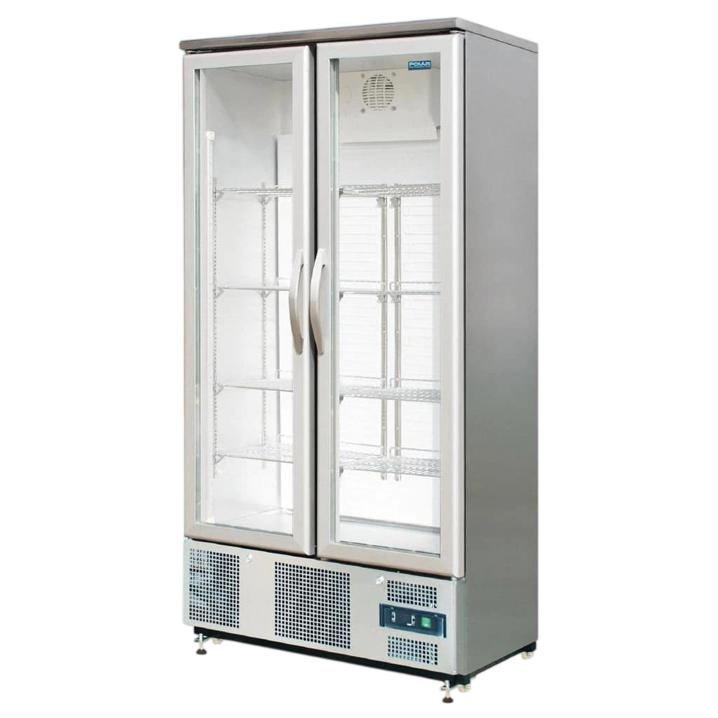 Polar CK477-A G-Series Upright Back Bar Fridge 490L | 2 Hinged Doors