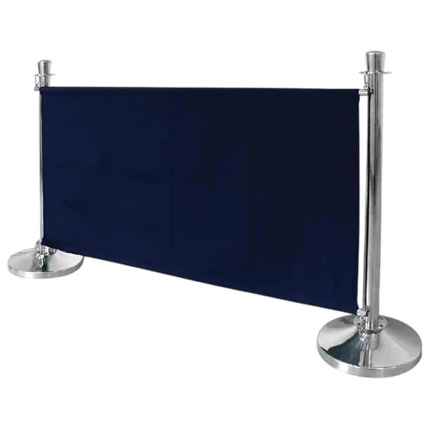 Bolero DL480 Dark Blue Banner – Fire-Retardant Canvas with Stainless Fixings commercial kitchen equipment
