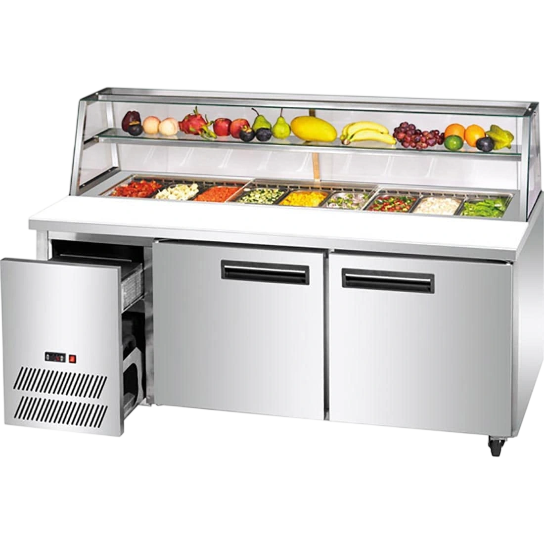Thermaster SCB/18 Deluxe Sandwich Bar – 2 Door 870L, 1820mm Wide commercial kitchen equipment