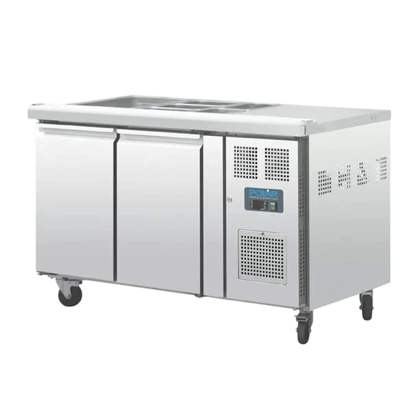 Polar FT281-A 2 Door Counter Fridge – 205L, Fan-Assisted Cooling commercial kitchen equipment