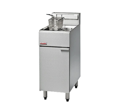FastFri FF18 Gas Deep Fryer | 400mm Wide | 18L Single Pan | 90MJ | Natural or LPG commercial kitchen equipment