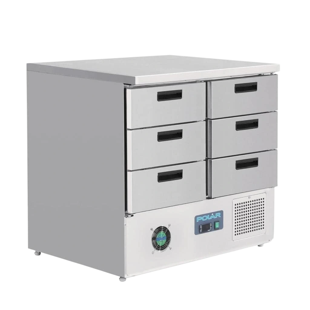 Polar FA440-A G-Series Refrigerated Counter Fridge – 6 Drawers 240L commercial kitchen equipment