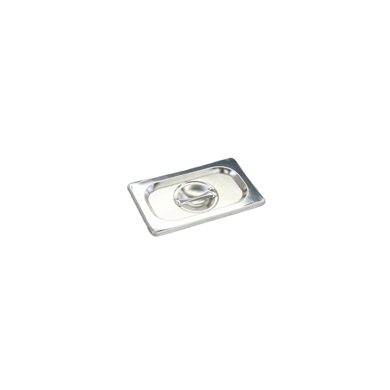 Kitchen Knock Stainless Steel Gastronorme Pan Lid - 1/9 Size (Pack of 6) commercial kitchen equipment