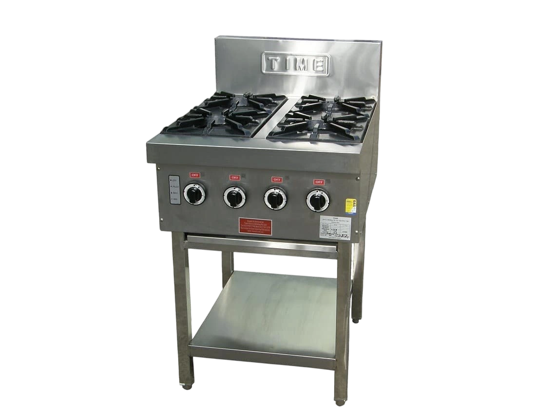 TIME 4 Boiling Tops with Under Shelf - Model BT-4 commercial kitchen equipment