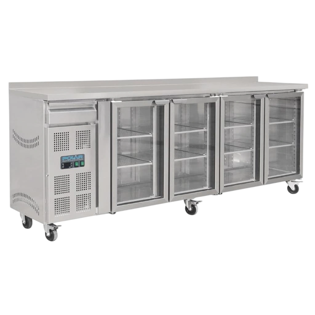 Polar CK492-A U-Series Premium Bar Fridge 4 Door St/St - 720Ltr