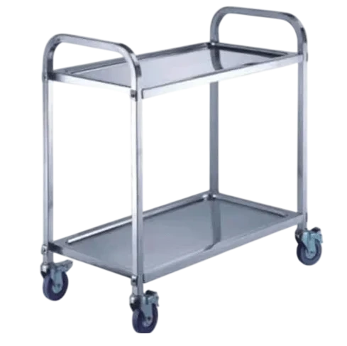 Kitchen Knock Stainless Steel 2 Tier Serving Trolley 402954 commercial kitchen equipment