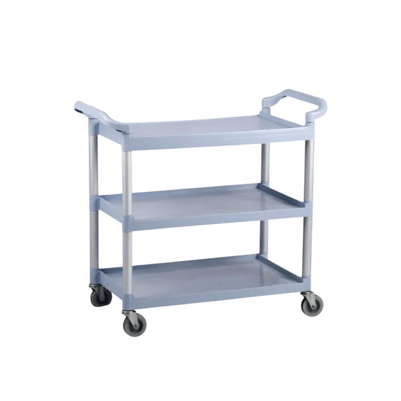 Kitchen Knock Serving Trolley – Grey, 3 Tier, Heavy Duty – 820x410x930mm commercial kitchen equipment