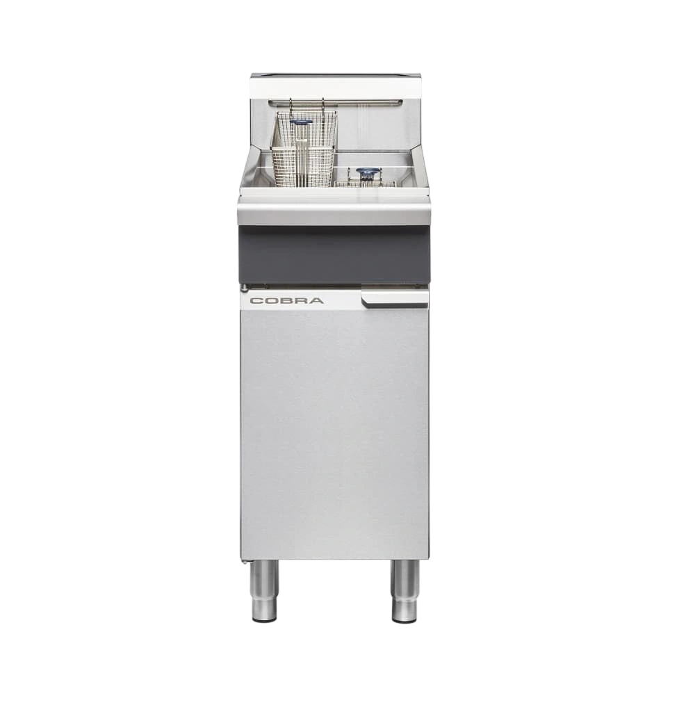 Cobra CF2 Gas Fryer – 18L Single Pan 400mm 90MJ commercial kitchen equipment