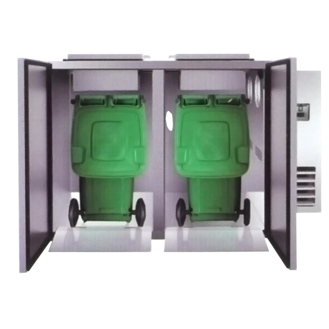 Thermaster WBC2-240 Refrigerated Solid Waste Cooler – 2×240L Capacity commercial kitchen equipment