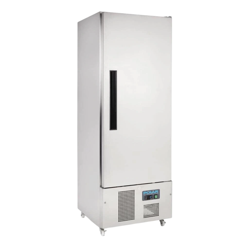Polar G-Series G590-A Slimline Upright Fridge – 440L Stainless Steel