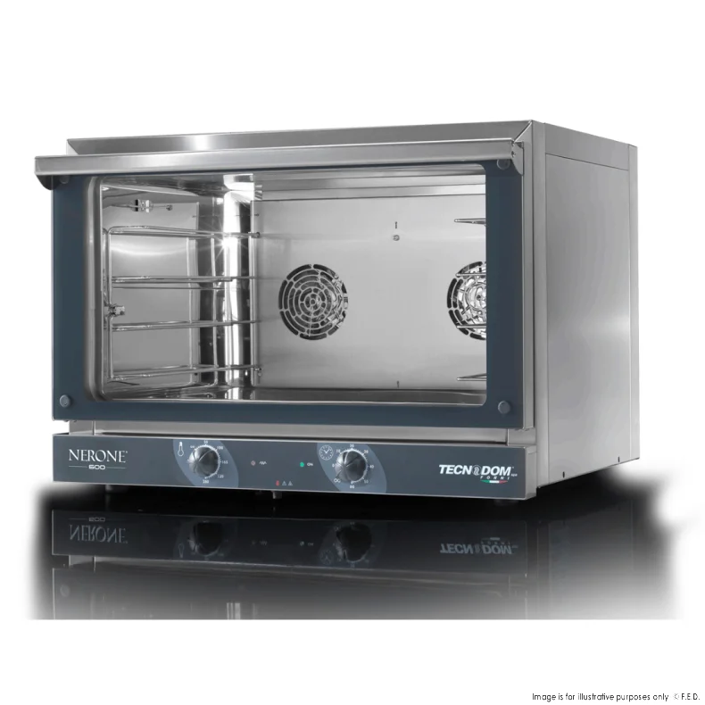 Tecnodom TDE-4B Convection Oven – 4 Trays 600×400mm | KW commercial kitchen equipment