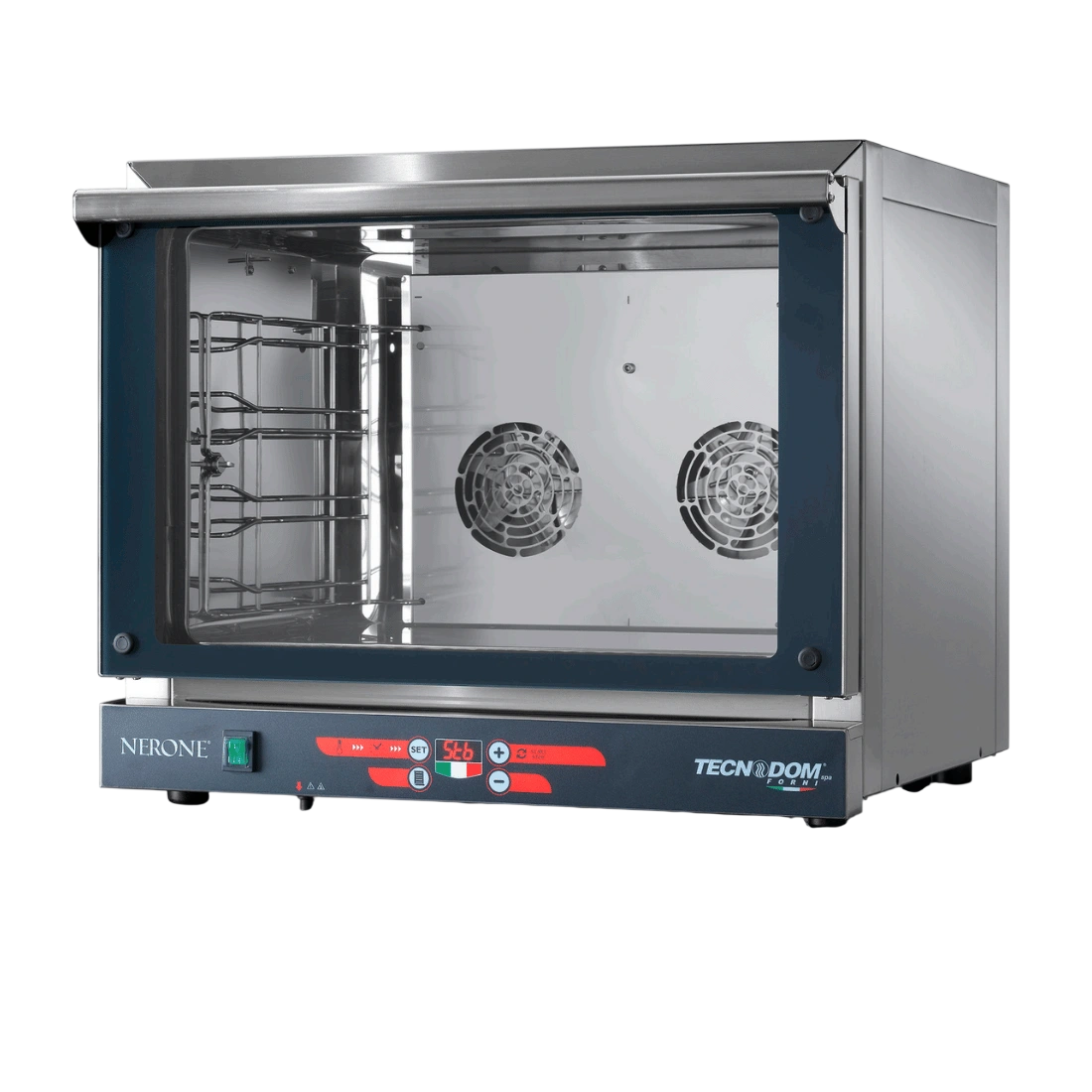 Tecnodom TDE-4CGND Digital Convection Oven – 4x GN 1/1 Trays commercial kitchen equipment