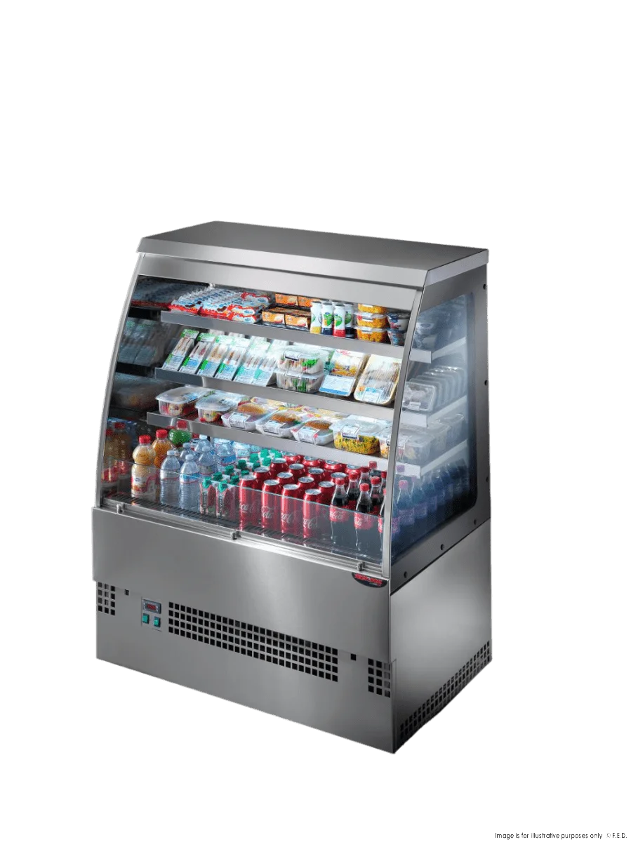 Tecnodom TDEVO-090S EVO Grab'n Go Self-Serve Curve Display