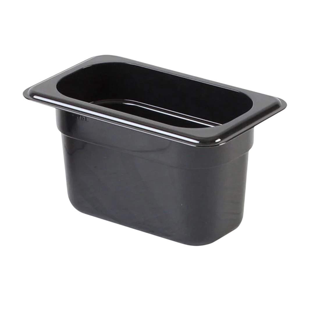 Modular Systems JW-P194B black polypropylene GN 1/9 pan 100mm deep