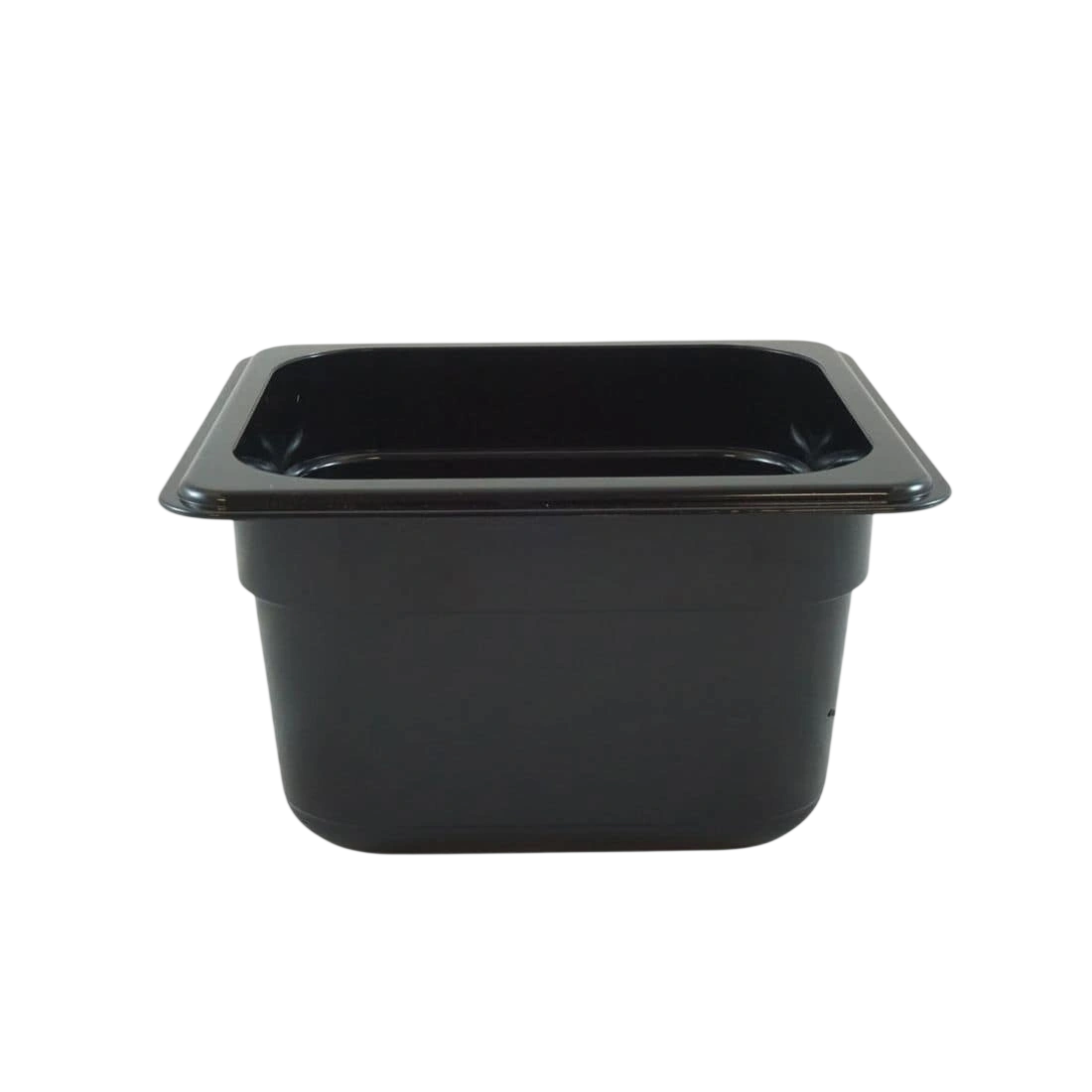 Modular Systems JW-P162B black polypropylene GN 1/6 pan 65mm deep