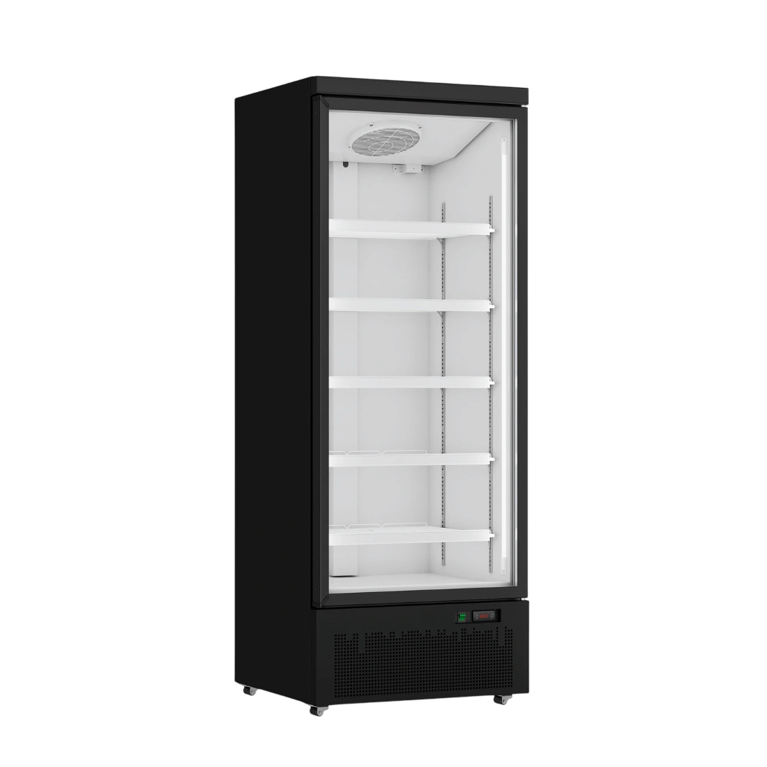 Thermaster LG-600BGBM Single Door Supermarket Fridge – 614L, Black Finish commercial kitchen equipment