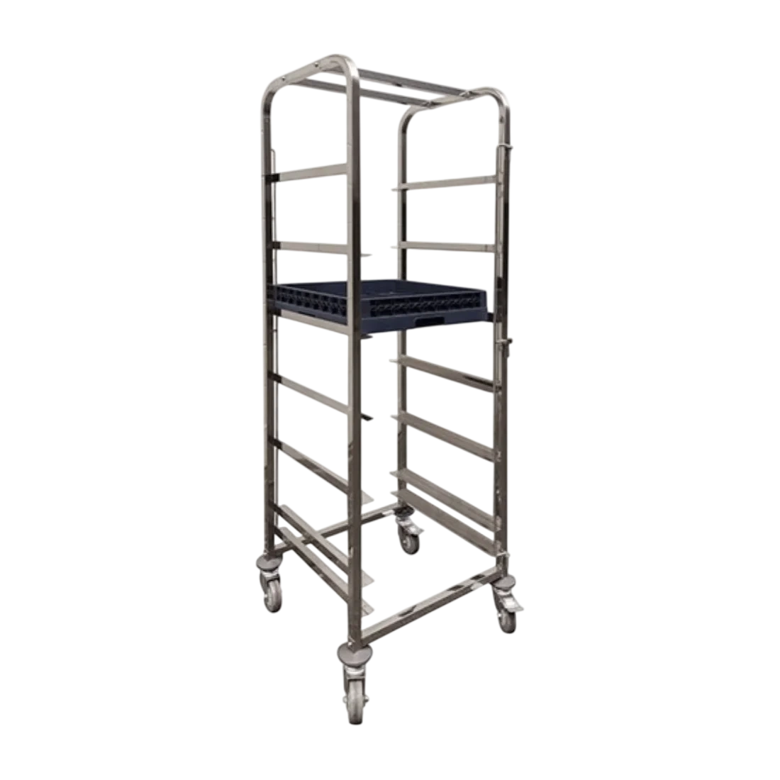 FED Modular 6 Tray Dishwasher Basket Trolley – 201 SS, 550×520×1800 mm commercial kitchen equipment