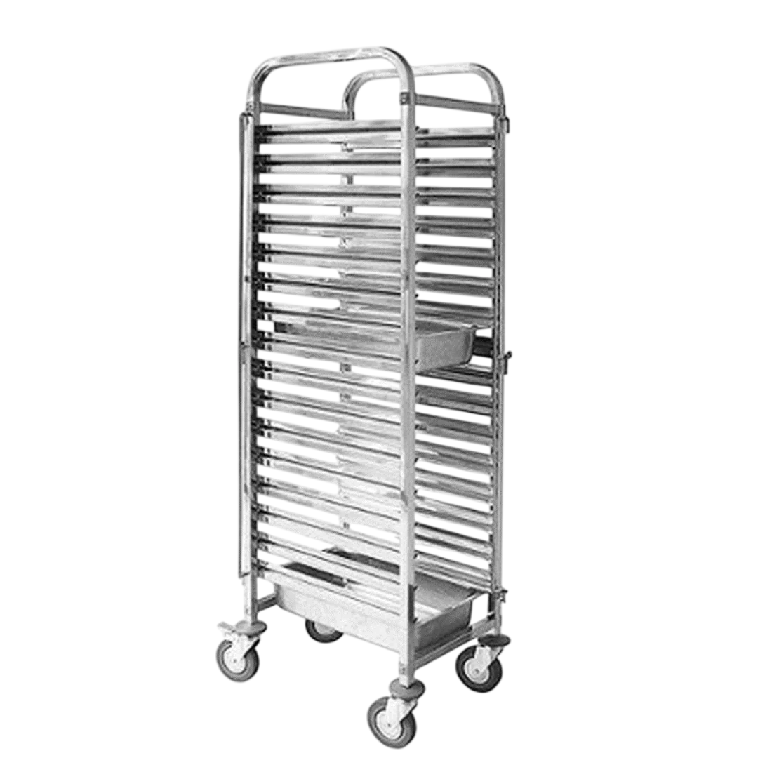 FED 404091 Gastronorm Trolley – 16 Pan Capacity – Stainless Steel commercial kitchen equipment