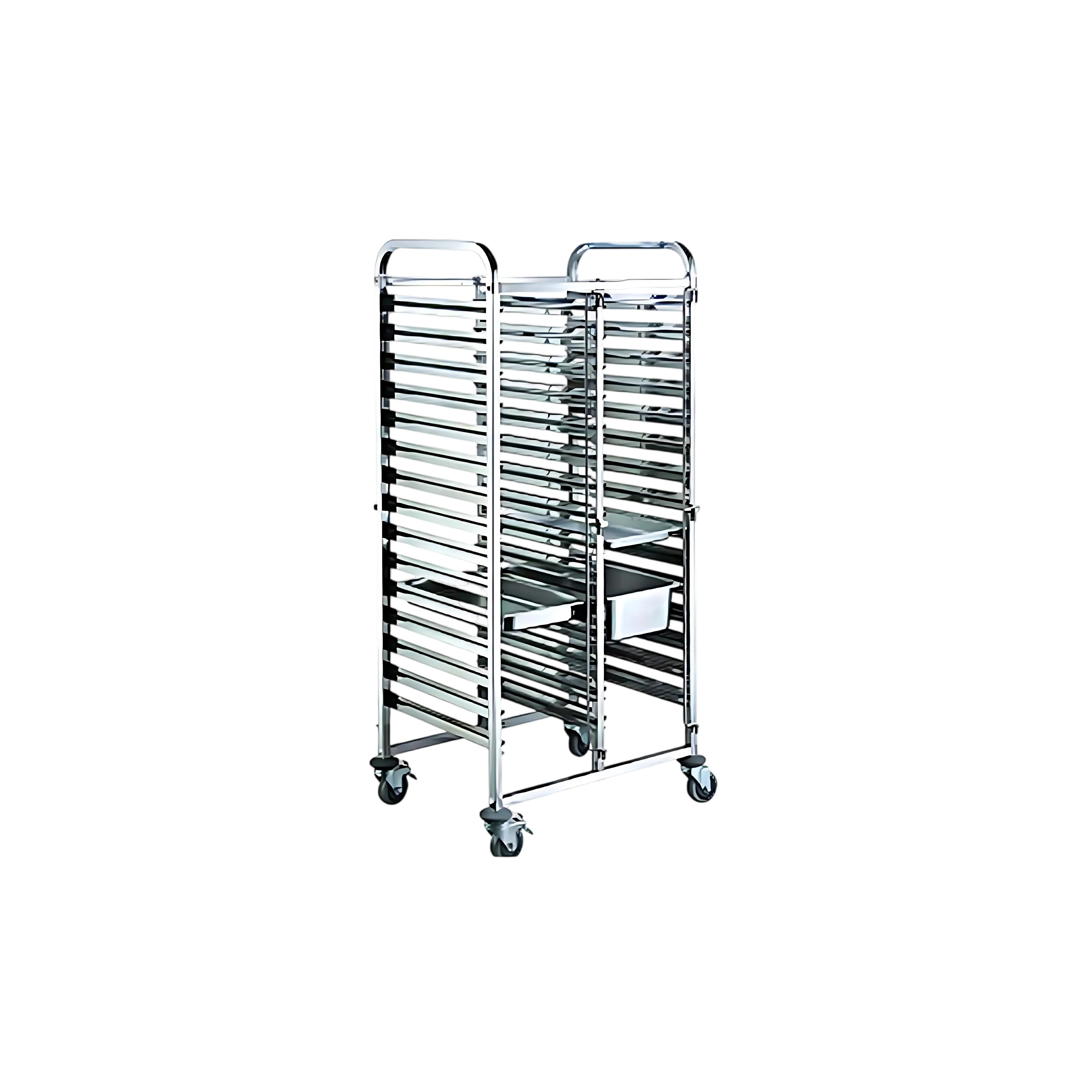 Kitchen Knock 404090 GN Pan Trolley – 32 Tray Double-Sided, Stainless Steel commercial kitchen equipment