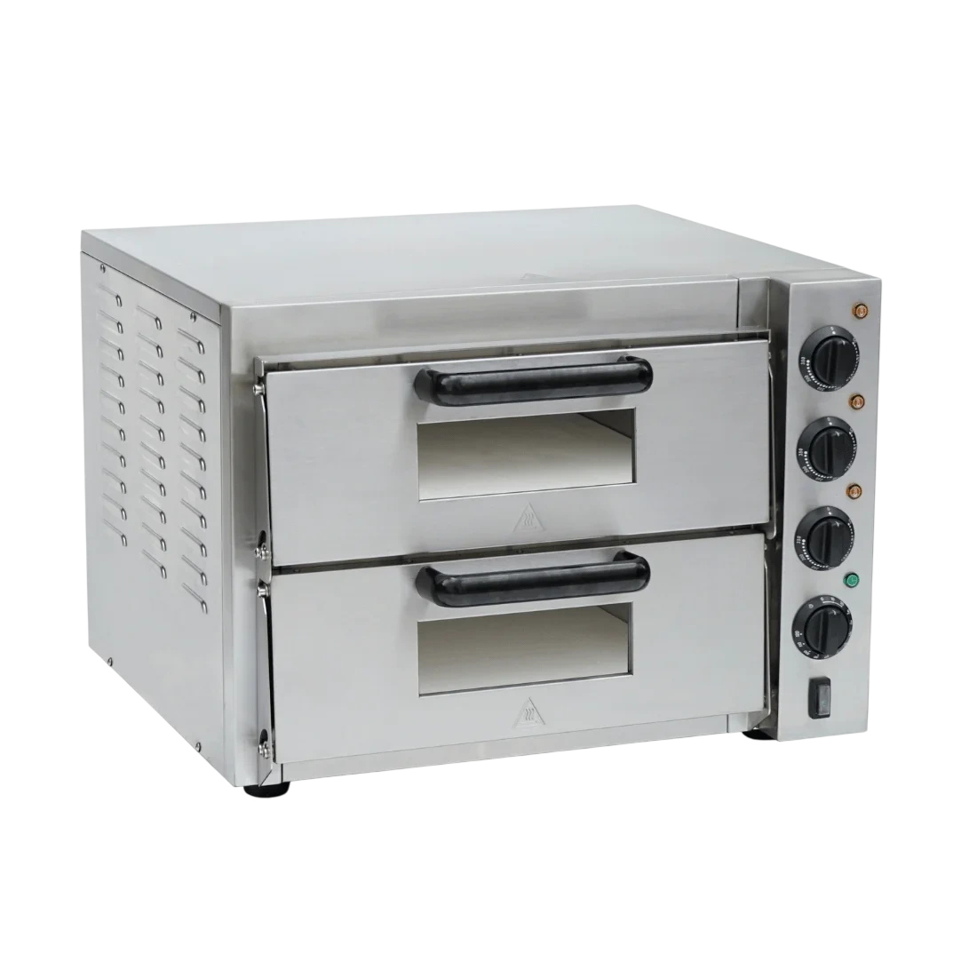 BakerMax EP-2T Double Deck Pizza Oven – 2.4kW, 350°C, Countertop commercial kitchen equipment