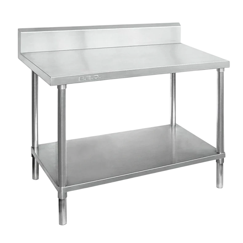 FED WBB7-1000/A 1000mm Stainless Steel Workbench with Splashback commercial kitchen equipment