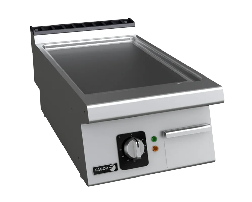 Fagor FT-E705CL chrome electric griddle 400mm, 5kW bench top model – commercial cooking equipment Australia