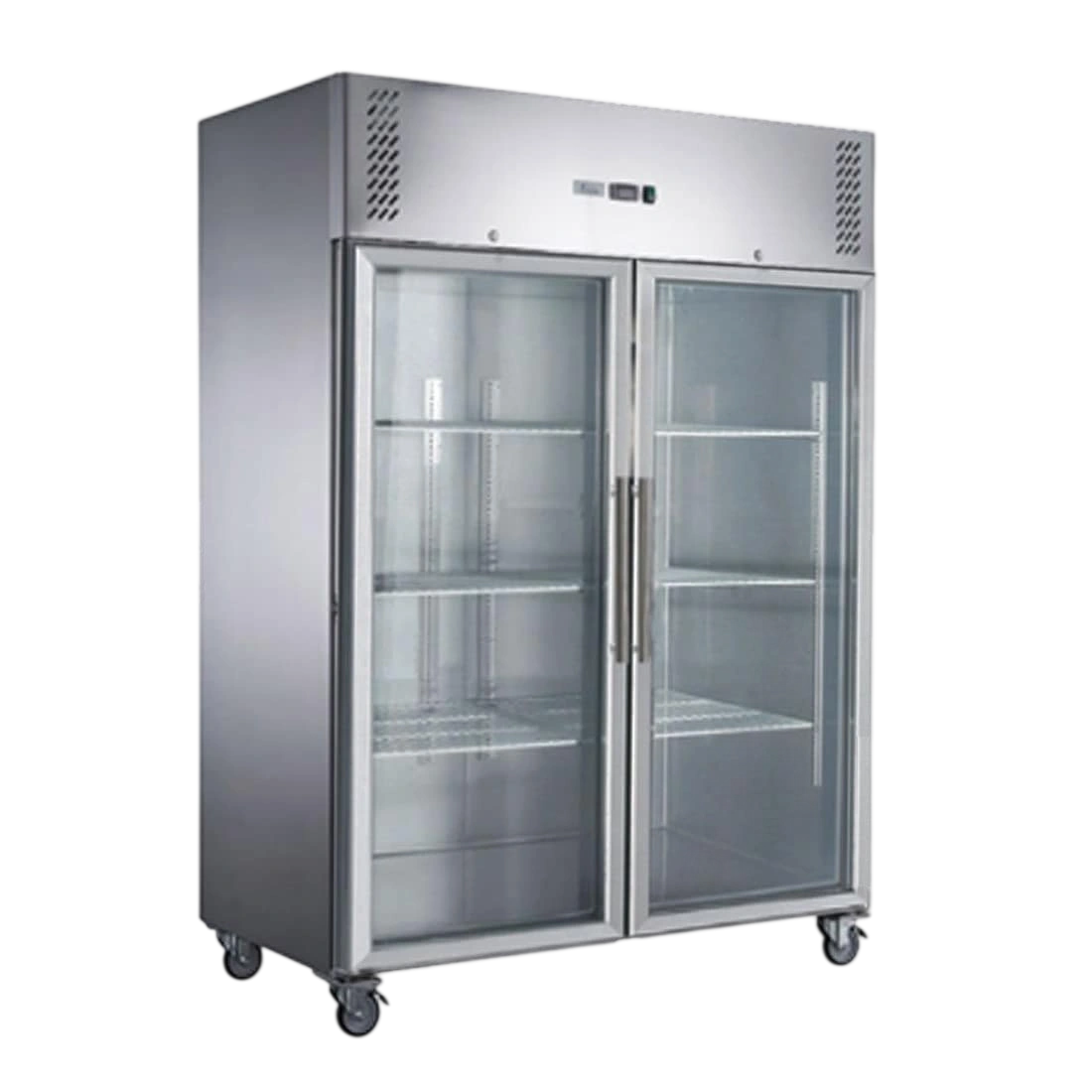 FED-X XURC1410G2V Double Glass Door Upright Fridge | 1410L commercial kitchen equipment