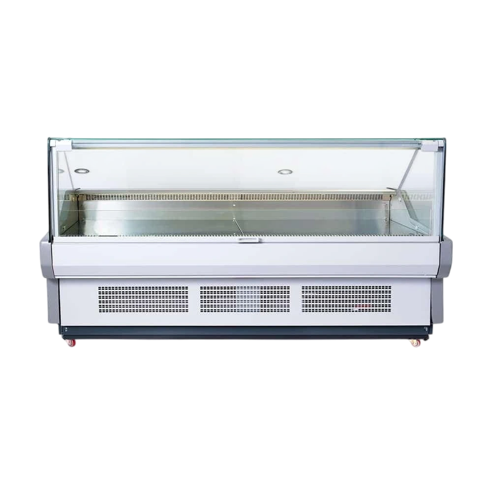 Bromic 3335633 DD2500SG-NR Square Glass Deli Display – 703L, 2580mm