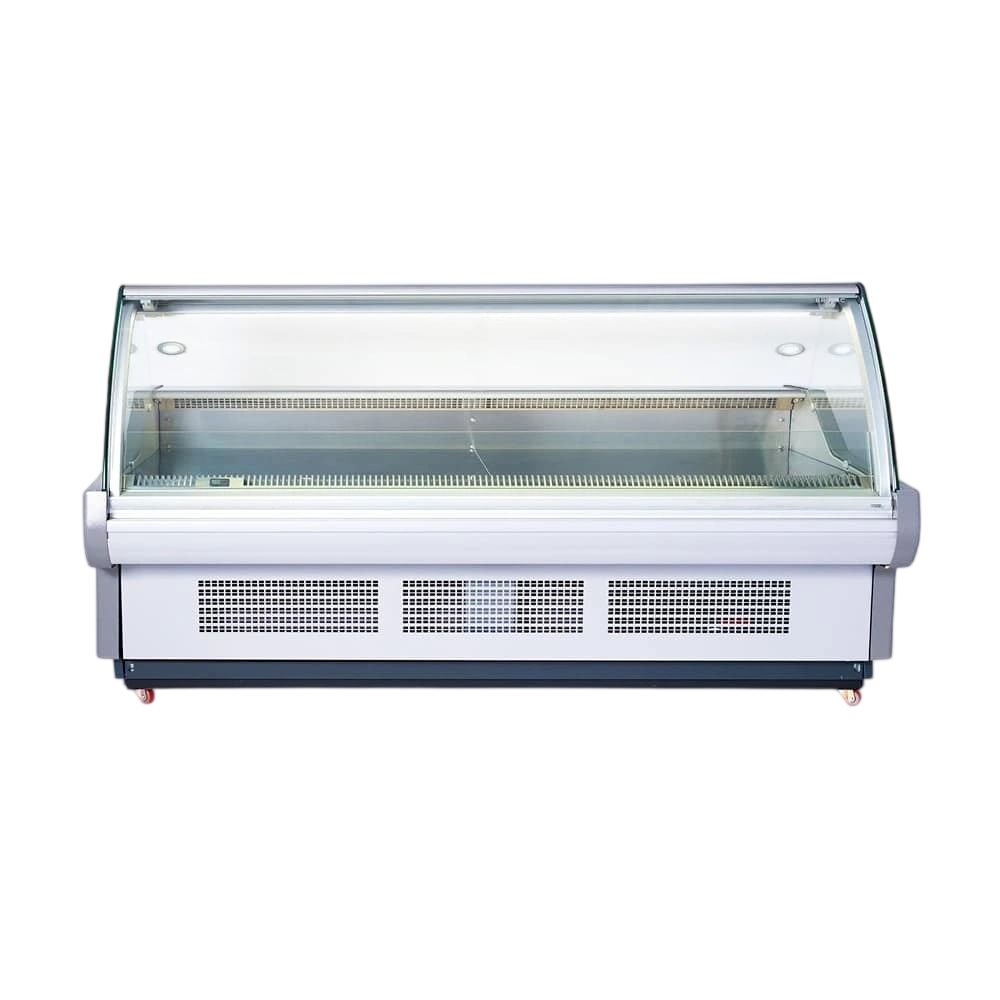 Bromic 3335638 DD2500CG-NR Deli Display Fridge – 2580mm Curved Glass, LED