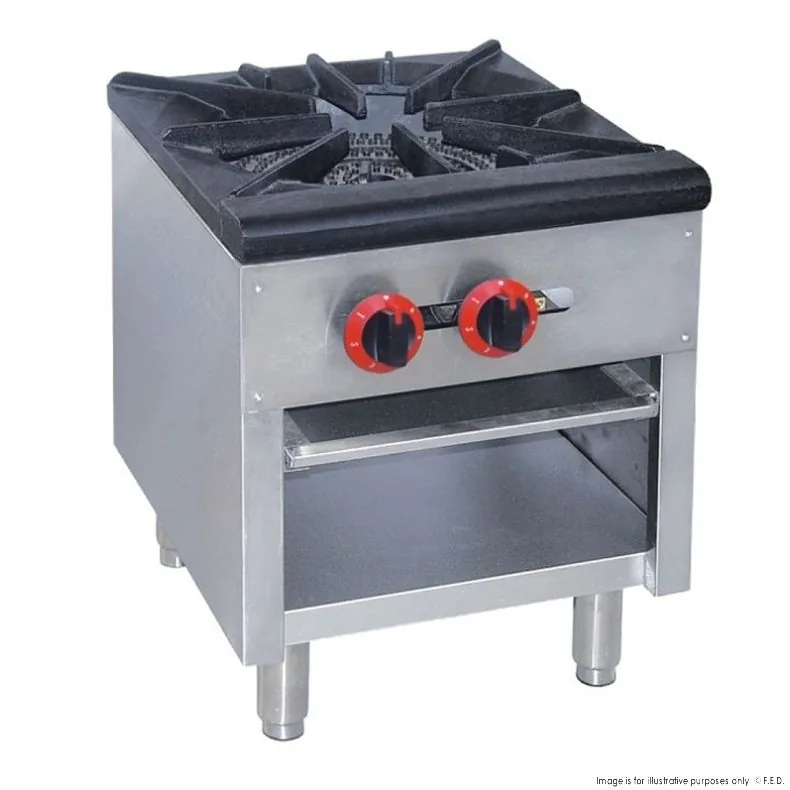 Gasmax RB-1ELPG Single Hob LPG Burner with Dual Ring