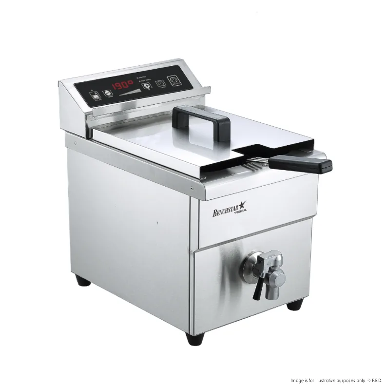 Benchstar IF3500S Induction Fryer with 8L Capacity and Touch Control